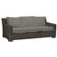 Rustic 81.25" Wide Outdoor Wicker Patio Sofa with Cushions-1900755477-1990218879-1900755186