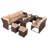 Justussr Rectangular 8 - Person 91.9" Long Dining Set with Cushions