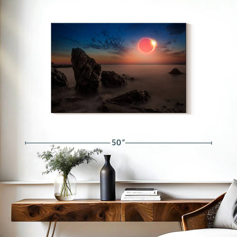 Gillard Solar Eclipse Gillard Scene, 24" H x 36" W