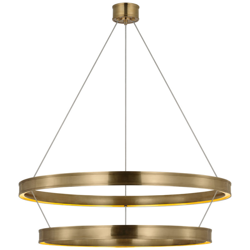 Connery 9 - Light Solid Brass LED Chandelier by Chapman & Myers
