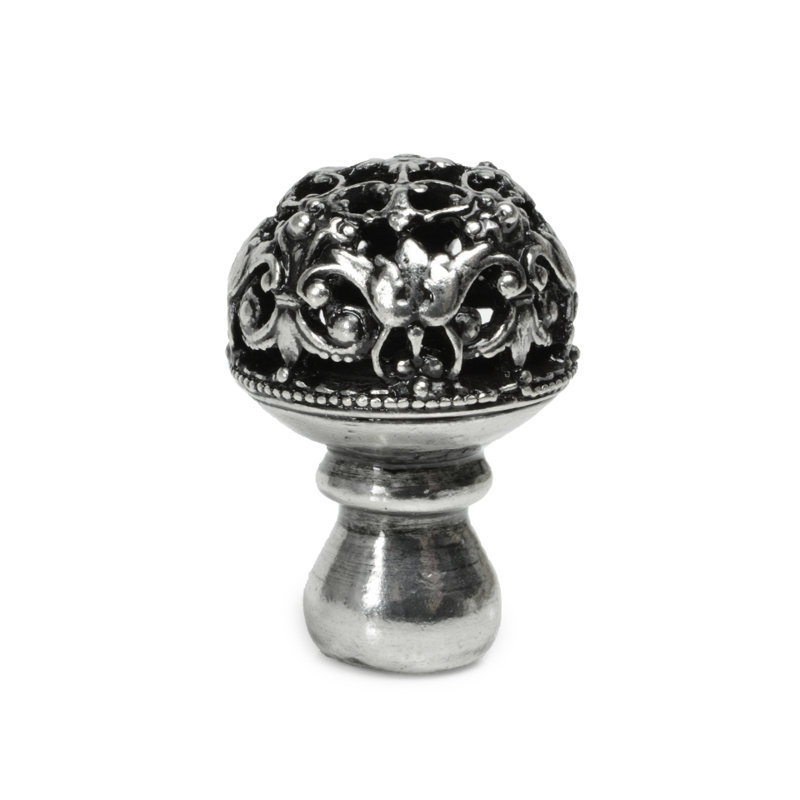 Poignée ronde Juliane Grace, Argent argent