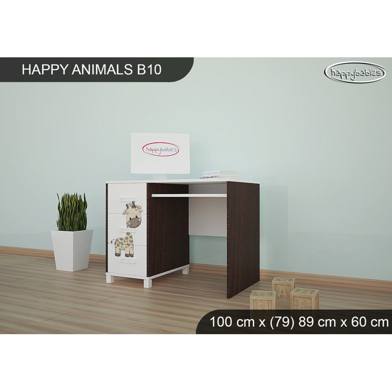 100cm Writing Desk, Chestnut