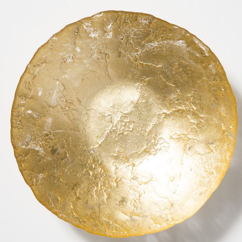 Moon Glass Medium Bowl, 3'' H x 12.5'' W x 12.5'' D