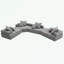 Canapé modulaire surdimensionné rembourré de mousse Breydan-759534551