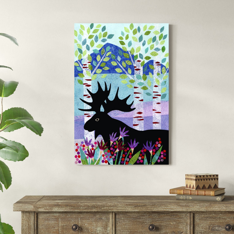 " Forest Creatures XII " by Kim Conway Painting Print, 36" H x 24" W