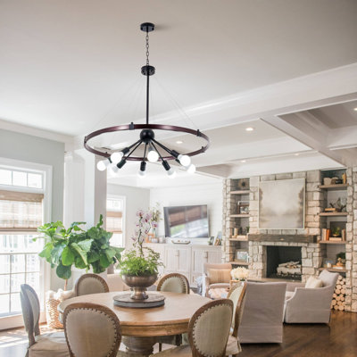 1 8 - Light Dimmable Sputnik Sphere Chandelier