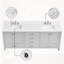 Ensemble de meuble-lavabo double 84 po Angela-729201399