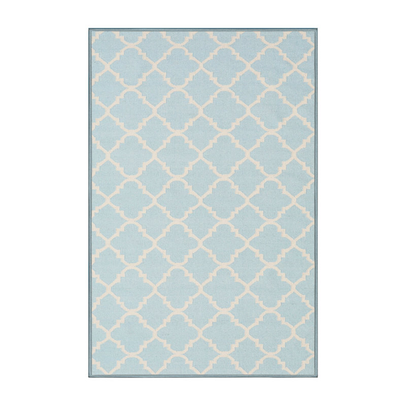 Geometric Indoor Rug, Rectangle 5' x 7'