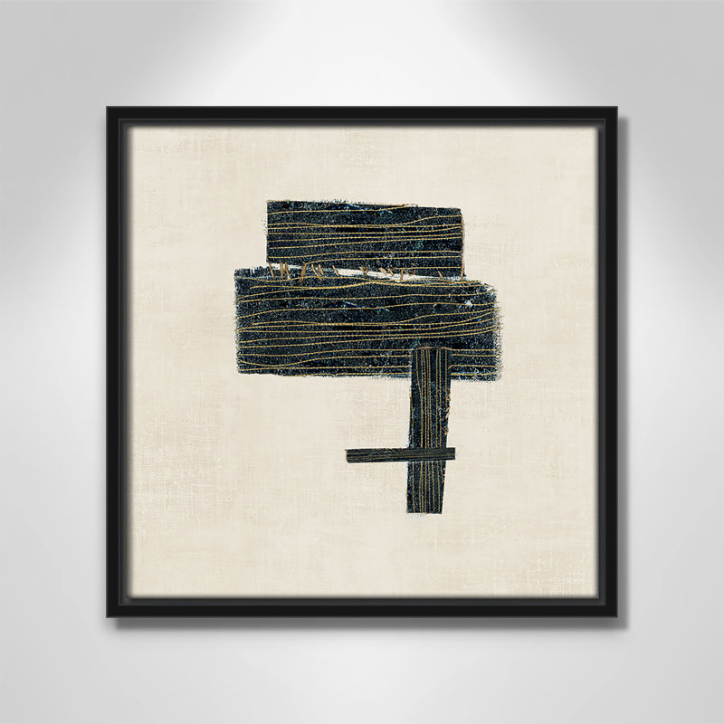 «Copeland Stiched I Print» par, Noir, H 13,5 po x l 13,5 po