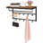Gisbert Metal 10 - Hook Wall Mounted Coat Rack with Storage