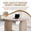 Table de salle à manger extensible ovale avec conception à deux piliers - Table de cuisine multifonctionnelle peu encombrante