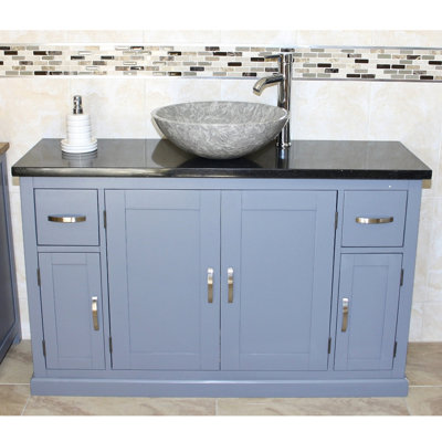 Bora 1230mm Single Bathroom Vanity with Vessel Ceramic Basin