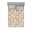 Taupe chaud, blanc cassé / floral