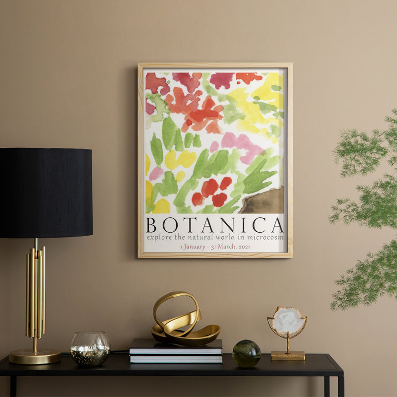Affiche d'exposition botanique IV - Botanica, Naturel, H 30 po x l 24 po