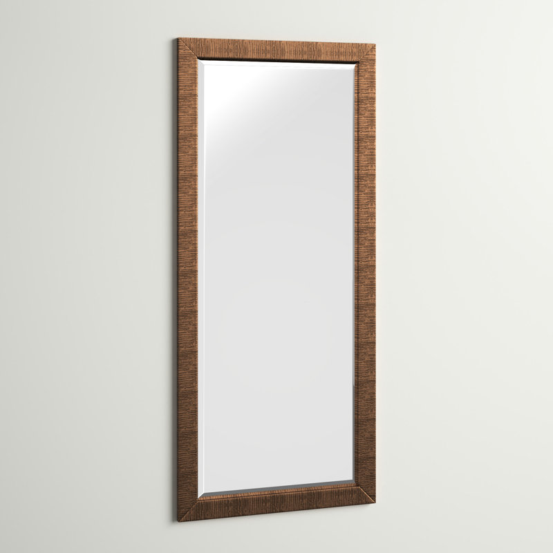 Colona Flat Mirror, 64" H x 28.5" W, Bronze