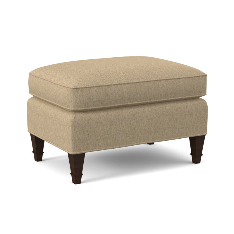 Everton Ottoman, Margaret Lagoon, American Walnut