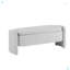 Banc de rangement ovale en tissu polaire-1723162214