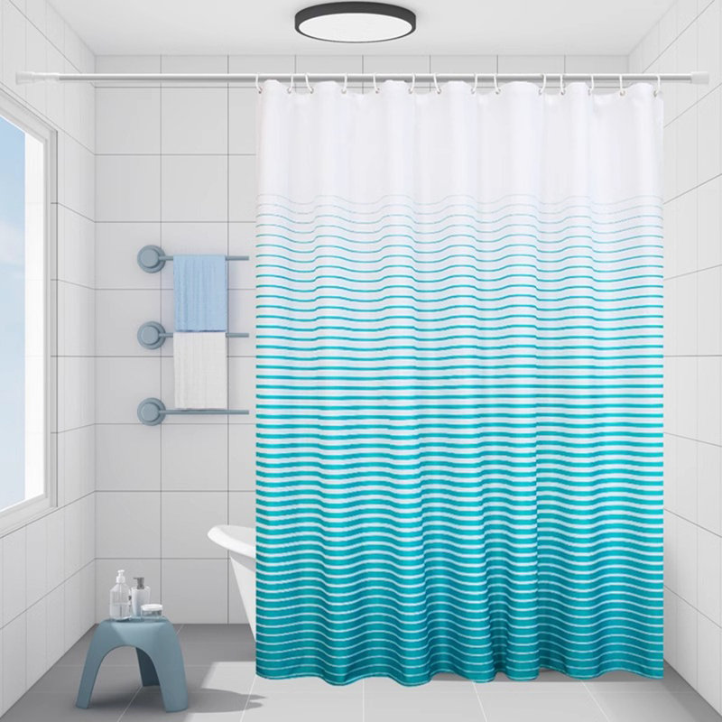 Rideau de douche avec crochets inclus, H 79 po x l 71 po