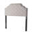 Queen & Full Sized Headboard In Grey - Modern Style With Button Tufting And Enticing Nailhead Accents Fabric Covered Assembly Required Enchanting