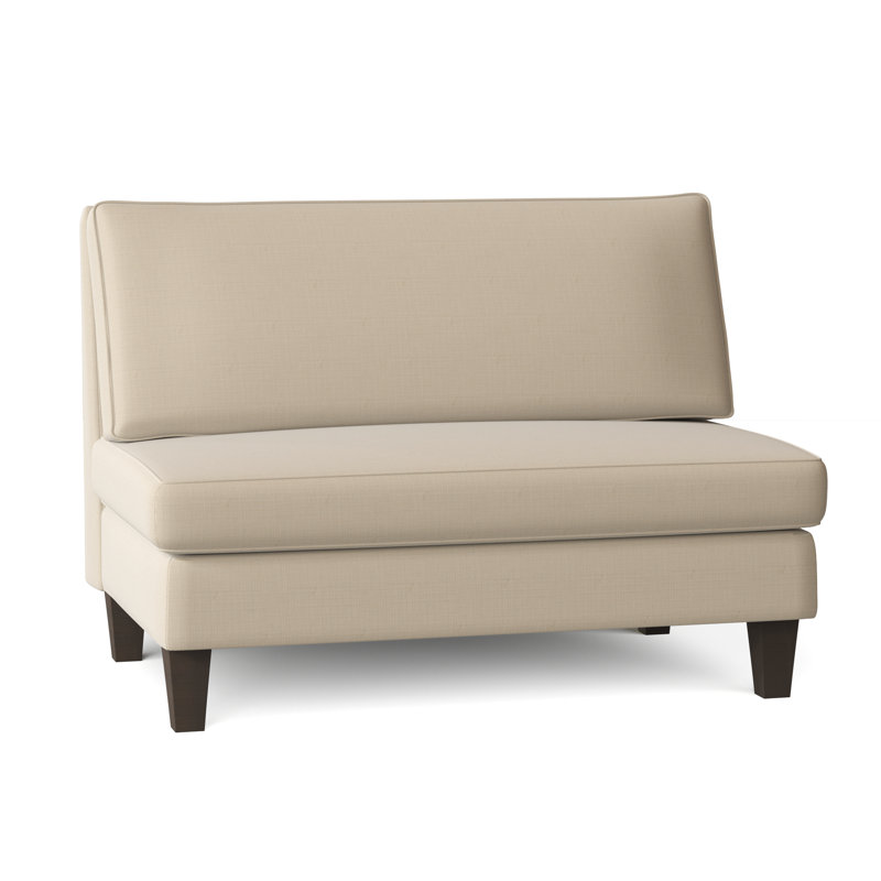 Causeuse Valerie, Vanille Metrolinen, Argent
