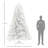 9ft Artificial Christmas Tree with Branch Tips & Steel Base