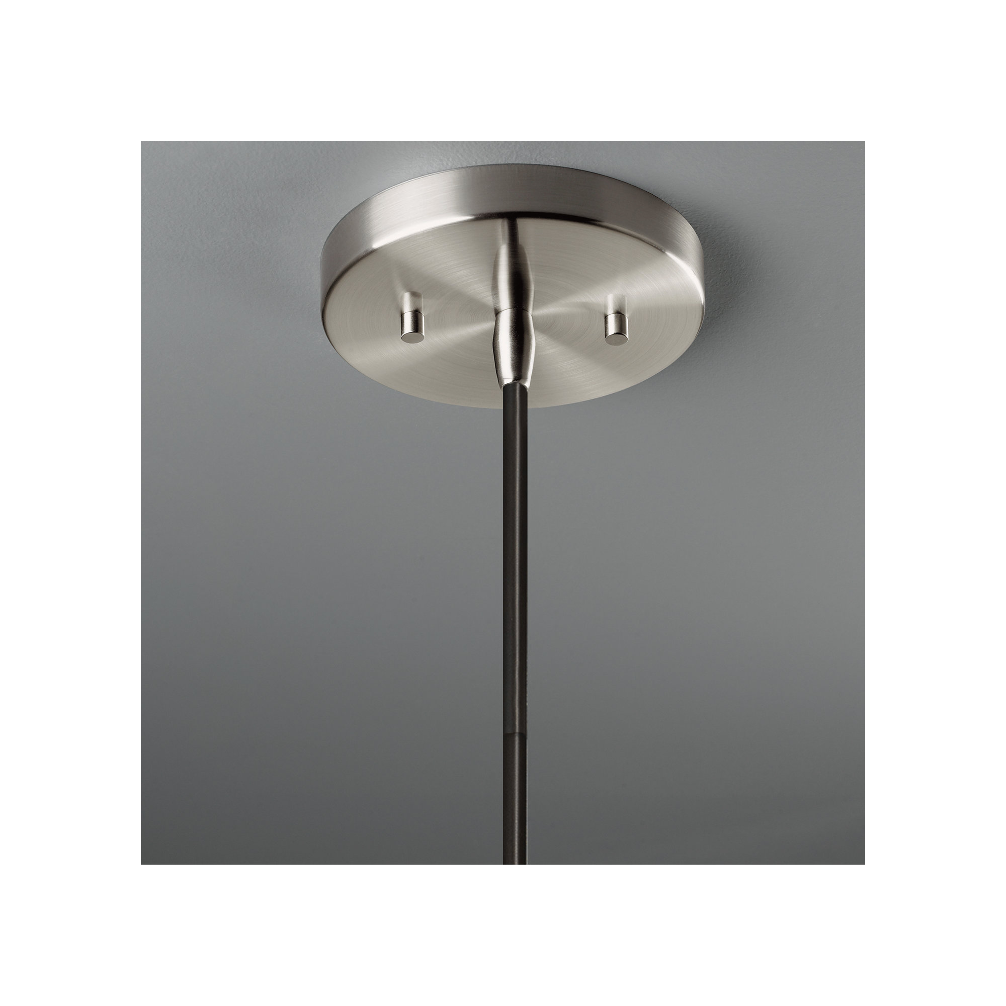 Leni Single Light Ceramic Dimmable Pendant, Terra Cotta, Polished Chrome