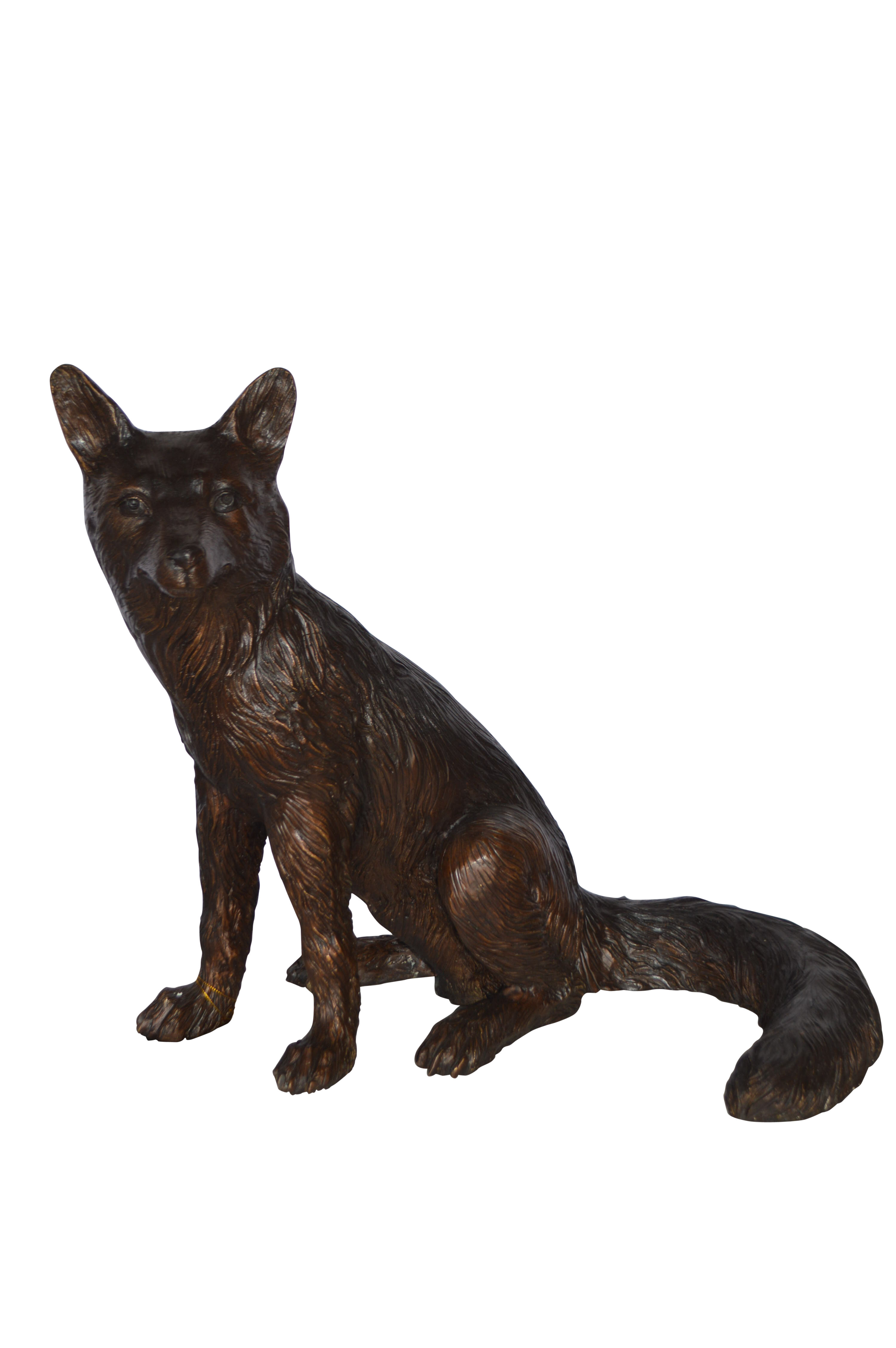 Millwood Pines Massillon Animals Weather Resistant Copper Garden Statue ...