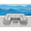 Saffi Wicker Fully Assembled 6 - Person Seating Group with Cushions-1572967903-1563894899