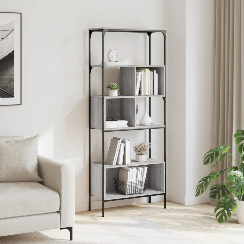 188.5cm H x 76cm W Metal Standard Bookcase