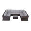 Saffi Wicker Fully Assembled 6 - Person Seating Group with Cushions-1572967903-1563894899