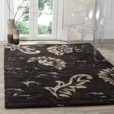 Chaffin Floral Brown/Beige/Grey Area Rug