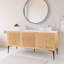 60" Freestanding Double Bathroom Vanity With White Ceramic Basin