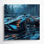 Art de transport sur toile gris-1832132519