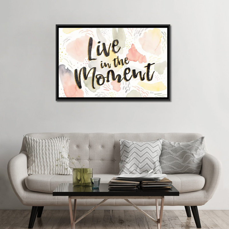 « pré breeze ii », reproduction d’impression sur toile, H 18 po x l 26 po x P 1,5 po, Toile avec cadre noir, Pas de tapis