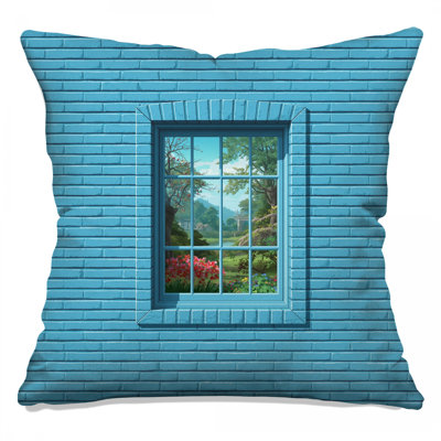 Coussins décoratifs Blue Brick