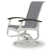 Chaise de patio pivotante Askar