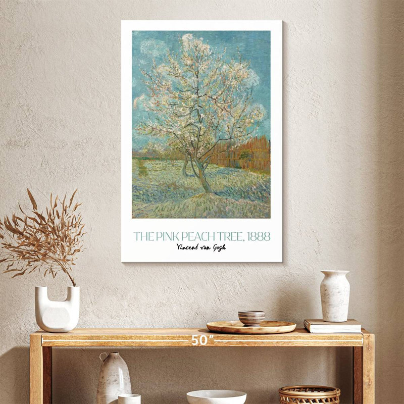 Affiche de l'exposition The Peach Tree Van Gogh, H 30 po x l 20 po