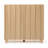 Modern Buffet Storage and Sideboard Cabinet, with 2 Vertical Slat Doors,Natural Oak
