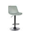 Colesburg Swivel Upholstered Adjustable Height Counter Stool with Metal Frame
