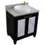 Ensemble de meuble-lavabo simple 31 "avec miroir Schreck-1690784094-1690784095