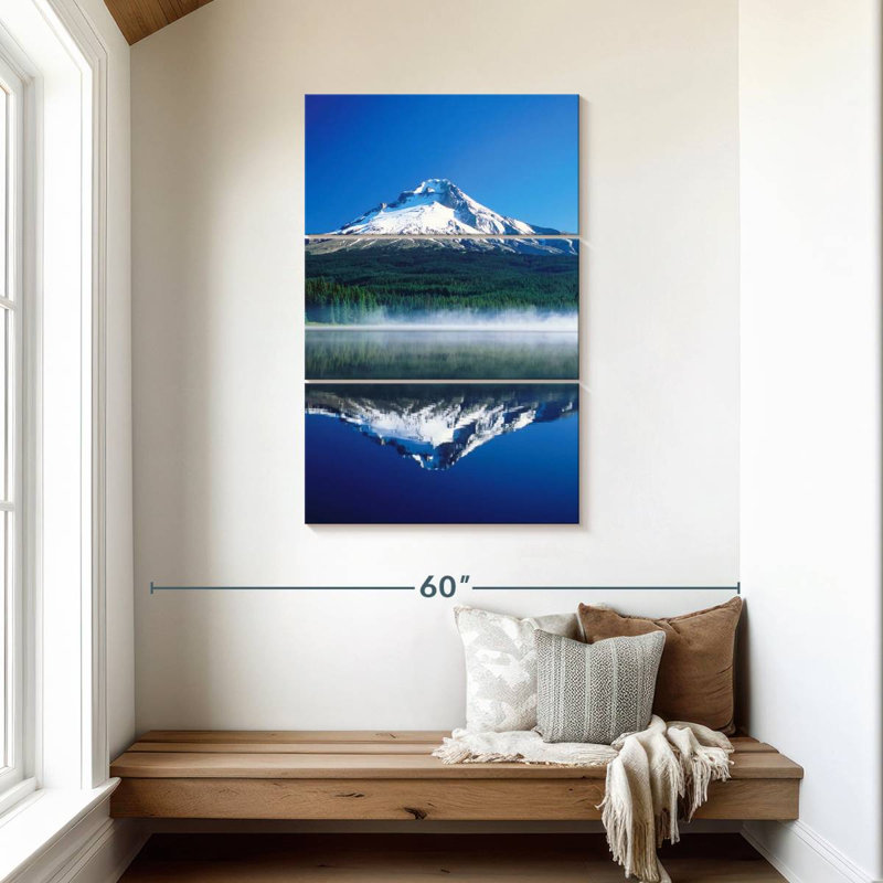 Alvord, Mont Hood dans le lac Trillium, H 45 po x l 28 po