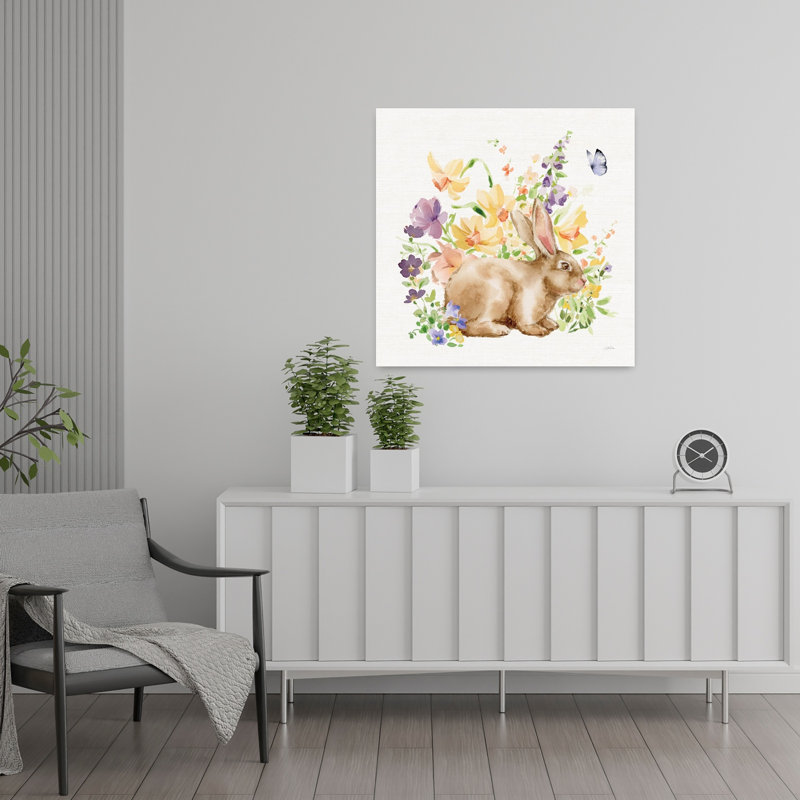 Célébration du jardin avec art en fleurs, H 24 po x l 24 po