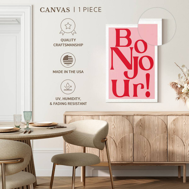 Tergel Pink Bonjour, 24" H x 16" W