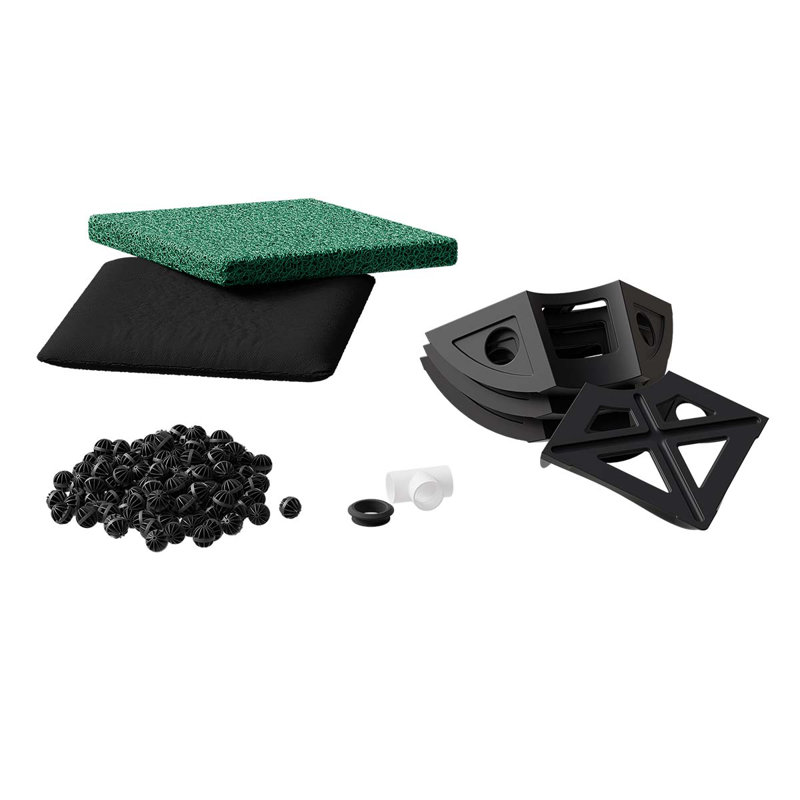 Ensemble de filtre biologique pour jardin d'eau Fountain Bowl, 27 pouces carrés (69 cm), 68E703154095492DA9ACD1C273AB7AD8