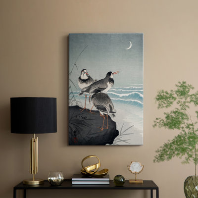 Koson Sandpipers I -Gallery Wraraped Cavas
