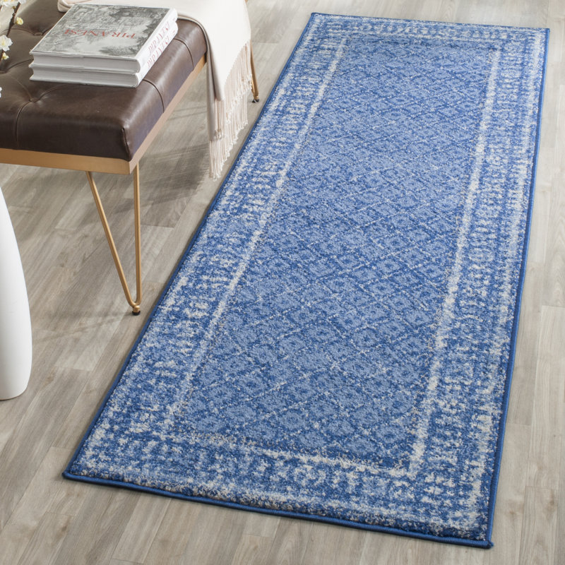 Onecre Geometric Area Rug, Runner 76 x 244 cm