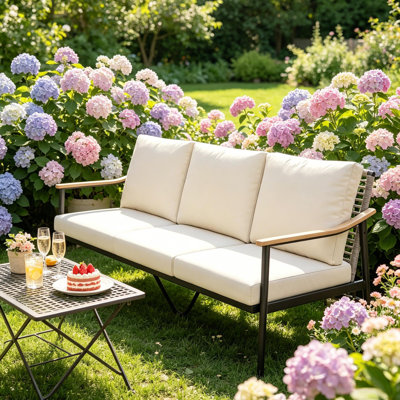 Canapé d'extérieur 3 places Chic Wicker