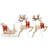 The Holiday Aisle® Lighted Reindeer and Sleigh