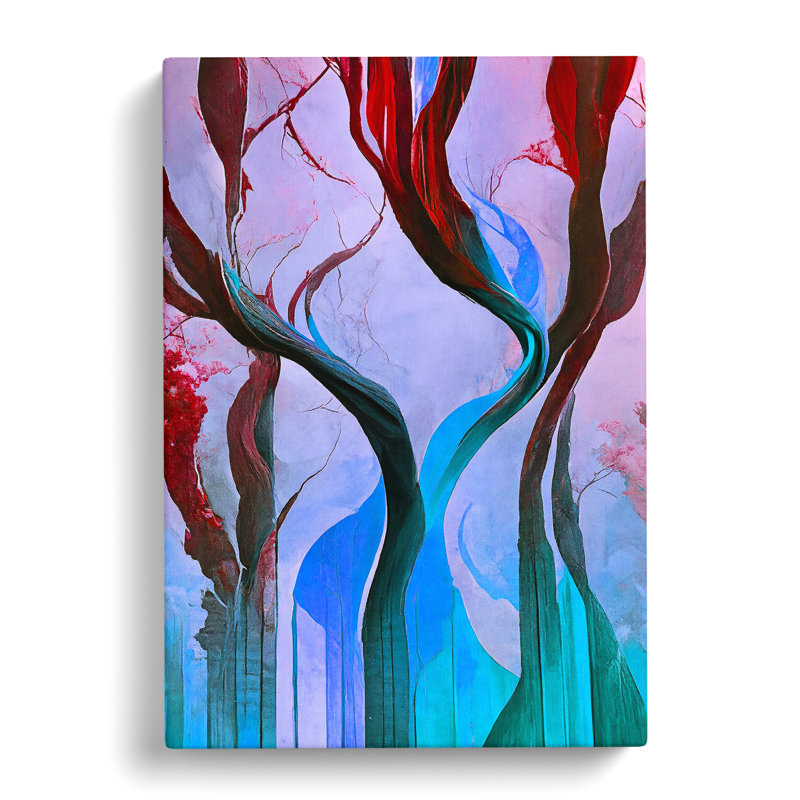 Branches Of A Tree No.1 - Painting, Wrapped Canvas, 50cm H x 35cm W x 3cm D, No Matte
