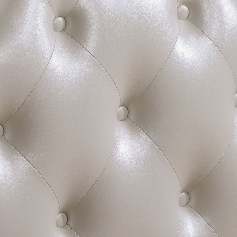 Lit Kama, Blanc / beige, Grand
